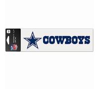 Wincraft NFL Dallas Cowboys WCR48938014 Autocollants à Coupe Parfaite, 7,6 x 25,4 cm