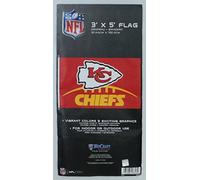 WinCraft NFL Kansas City Chiefs 91 x 152 cm Drapeau avec anneaux en D