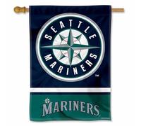 WinCraft Seattle Mariners Double Sided House Flag