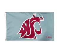Wincraft Washington State Cougars Drapeau de football de la NCAA Gris 91 x 152 cm