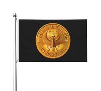 Wind and Fire Pop Band Earth Drapeau 3x5FT Double Face - Fan de Musique Rock Funk- Décoration Murale Chambre Salon - Accessoire Concert Festival - Drapeau Jardin Extérieur - Cadeau Fans