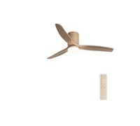 WIND CALM M - Ventilateur de plafond silencieux 40W avec pales techniques en ABS Ø132cm avec eclaraige sans wifi