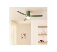 WIND CALM M - Ventilateur de plafond silencieux 40W avec pales techniques en ABS Ø132cm avec eclaraige sans wifi