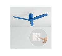 WIND CALM M - Ventilateur de plafond silencieux 4MW avec pales techniques en ABS Ø132cm sans eclaraige avec contrôleur mural