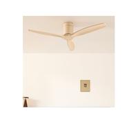 WIND CALM M - Ventilateur de plafond silencieux 4MW avec pales techniques en ABS Ø132cm sans eclaraige sans wifi