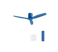WIND CALM M - Ventilateur de plafond silencieux 4MW avec pales techniques en ABS Ø132cm sans eclaraige avec contrôleur mural