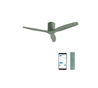 WIND CALM M - Ventilateur de plafond silencieux 4MW avec pales techniques en ABS Ø132cm sans eclaraige avec wifi