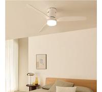 WIND CALM NATURAL WOOD - Ventilateur de plafond 40W silencieux 100% bois - Blanc G