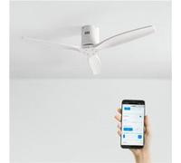 WIND CALM NATURAL WOOD - Ventilateur de plafond 40W silencieux 100% bois - Blanc G