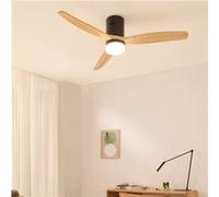 WIND CALM NATURAL WOOD - Ventilateur de plafond 40W silencieux 100% bois - Bois clair G