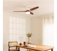 WIND CALM NATURAL WOOD - Ventilateur de plafond 40W silencieux 100% bois - Bois sombre G