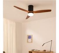 WIND CALM NATURAL WOOD - Ventilateur de plafond 40W silencieux 100% bois - Bois sombre G