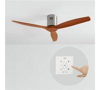 WIND CALM NATURAL WOOD - Ventilateur de plafond 40W silencieux 100% bois plusieurs tailles