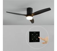 Ventilateur de plafond - Create - WIND CALM NATURAL WOOD - Silencieux - Bois - LED 18W