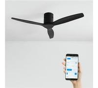 WIND CALM NATURAL WOOD - Ventilateur de plafond 40W silencieux 100% bois - Noir G