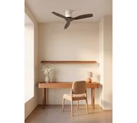 WIND CALM NATURAL WOOD - Ventilateur De Plafond 40W Silencieux 100% Bois Sans Lumière