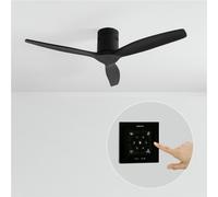 WIND CALM NATURAL WOOD - Ventilateur De Plafond 40W Silencieux 100% Bois Plusieurs Tailles Sans Lumière