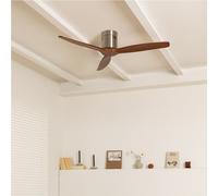 WIND CALM NATURAL WOOD - Ventilateur De Plafond 40W Silencieux 100% Bois Sans Lumière