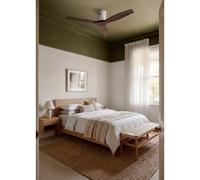 WIND CALM NATURAL WOOD - Ventilateur De Plafond 40W Silencieux 100% Bois Sans Lumière