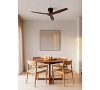 WIND CALM NATURAL WOOD - Ventilateur De Plafond 40W Silencieux 100% Bois Sans Lumière