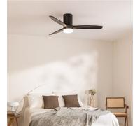 WIND CALM NATURAL WOOD - Ventilateur De Plafond 40W Silencieux 100% Bois Télécommande