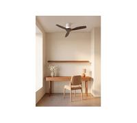 Ventilateur de plafond en bois - CREATE - Silencieux 40W - Éclairage LED 18W - 3 températures de couleur