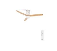 CREATE Ventilateur de plafond WIND CALM – Silencieux 40W, pales ABS de tailles variées, télécommande