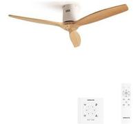 WIND CALM - Ventilateur De Plafond Silencieux 40W Avec Pales Techniques En ABS De Différentes Tailles Sans Lumière