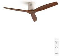WIND CALM S - Ventilateur de plafond silencieux 40W avec pales techniques en ABS Ø112 sans eclaraige sans wifi
