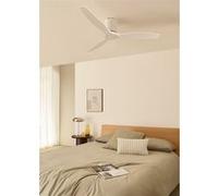 WIND CALM - Ventilateur de plafond silencieux 40W avec pales techniques en ABS de différentes tailles Blanc G