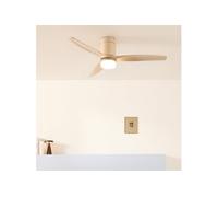 CREATE / WINDCALM M/Ventilateur de plafond ABS avec lumière sable et télécommande / 40W, Silencieux, Ø132 cm, 6 vitesses, 3 températures de lumière, minuterie, fonction été-hiver
