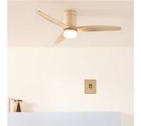 CREATE / WINDCALM M/Ventilateur de plafond ABS avec lumière sable et télécommande / 40W, Silencieux, Ø132 cm, 6 vitesses, 3 températures de lumière, minuterie, fonction été-hiver