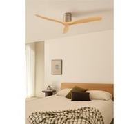 WIND CALM - Ventilateur de plafond silencieux 40W avec pales techniques en ABS de différentes tailles Nickel G