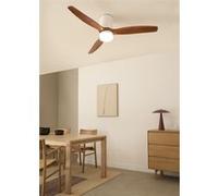 WIND CALM - Ventilateur de plafond silencieux 40W avec pales techniques en ABS de différentes tailles Blanc G