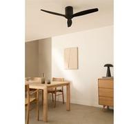 WIND CALM - Ventilateur de plafond silencieux 40W avec pales techniques en ABS de différentes tailles Noir