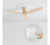 WIND CALM - Ventilateur De Plafond Silencieux 40W Avec Pales Techniques En ABS De Différentes Tailles Sans Lumière