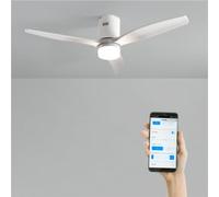 WIND CALM - Ventilateur De Plafond Silencieux 40W Avec Pales Techniques En ABS De Différentes Tailles WIFI + Télécommande