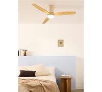 WIND CALM - Ventilateur de plafond silencieux 40W avec pales techniques en ABS de différentes tailles - Bois clair G