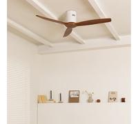 WIND CALM - Ventilateur De Plafond Silencieux 40W Avec Pales Techniques En ABS De Différentes Tailles Sans Lumière