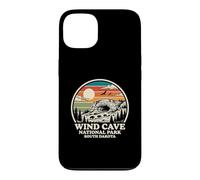 Wind Cave National Park Dakota du Sud Design rétro Vintage Coque pour iPhone 13