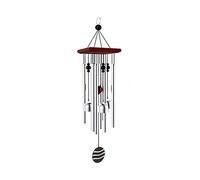 Wind Chime-8 Hollow Aluminum Tubes-4 Wind Bells-Wind Chime for Indoor and Outdoor Home Decoration Trailers Wind Chimes Creative Gifts Mahogany Craft Boxed is The Ideal Gift