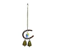 Wind Chime - Weatherproof Horseshoe Ornament, Relaxing Meditation Décor, Handcrafted Metal Harmony Design for Garden Patio Porch Home Eave, Home Decoration, 9.84x2.76 inches