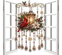 Wind Chimes for Outside, Acrylic Sun Catcher Christmas Wind Chimes Decor