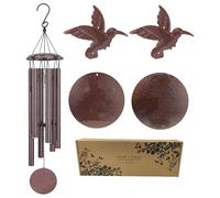 Wind Chimes - Hangable Aluminum Bell | Hummingbird Wind Chimes for Outside, 36 inches Winds Chimess Outdoor, for Backyard Balcony Patio Hallway Garden Holidays Porch