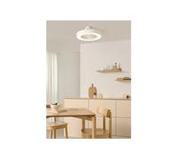 WIND CLEAR EASY - Ventilateur De Plafond Silencieux 40W Ø50 Cm Avec Pales Dissimulées Et Lumière LED Télécommande