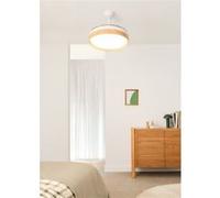 WIND CLEAR EDGE Ventilateur de plafond silencieux 40 W, Ø 107 cm, pales rétractables, avec éclairage LED et Wi-Fi