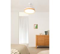 WIND CLEAR EDGE - Ventilateur De Plafond Silencieux 40 W Ø107 Cm Avec Pales Rétractables Et Lumière LED Télécommande