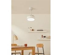 WIND CLEAR LAMP - Ventilateur De Plafond 40W Silencieux Ø55cm Avec Pales Rétractables Et Lumière LED Avec Lumière