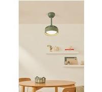 WIND CLEAR LAMP - Ventilateur de plafond 40W silencieux Ø55cm avec pales rétractables et lumière LED - Sage G