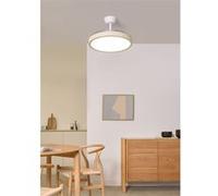 WIND CLEAR STUDIO - Ventilateur de plafond 40W silencieux avec pales rétractables et lumière LED, plusieurs tailles -